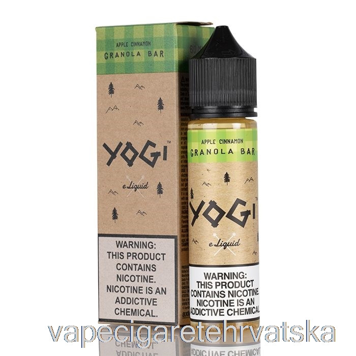 Vape Cigarete Jabuka Cimet Granola Bar - Yogi E-tekućina - 60 Ml 3 Mg